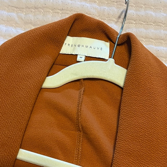 Frenchmauve Orange Open Front Jacket - Picture 3 of 3